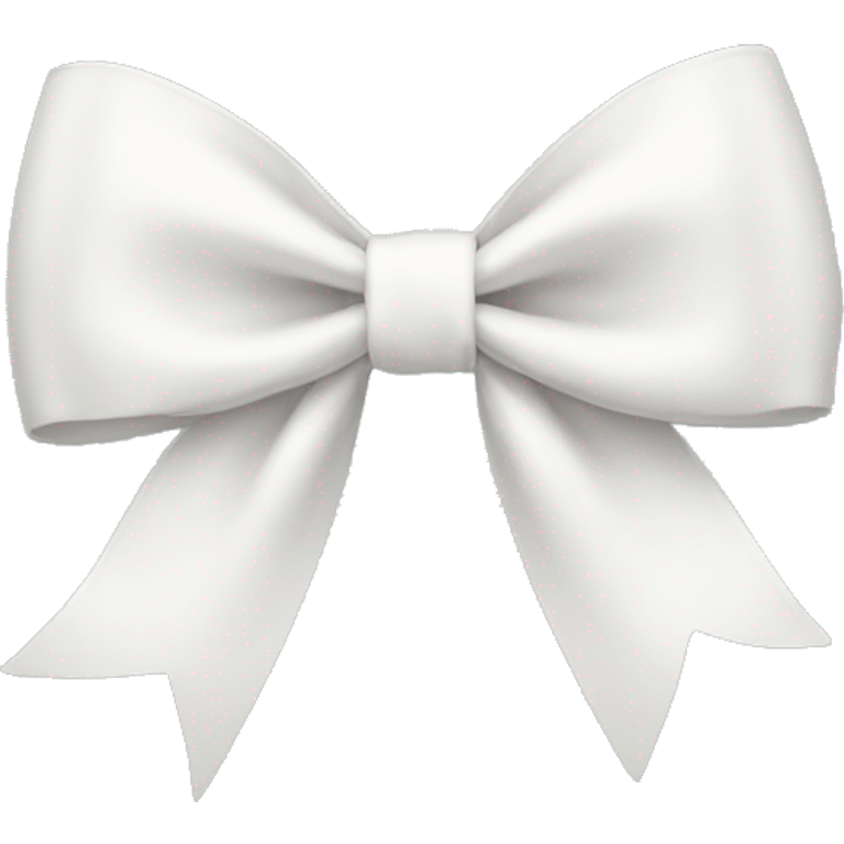 White bow emoji