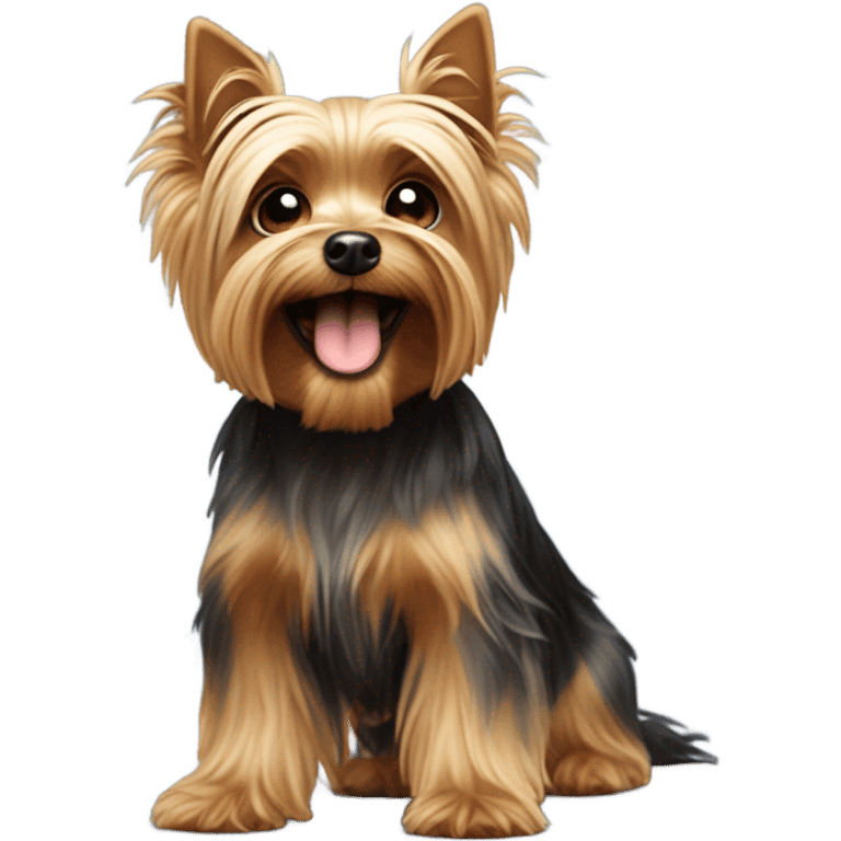 yorkie falling emoji