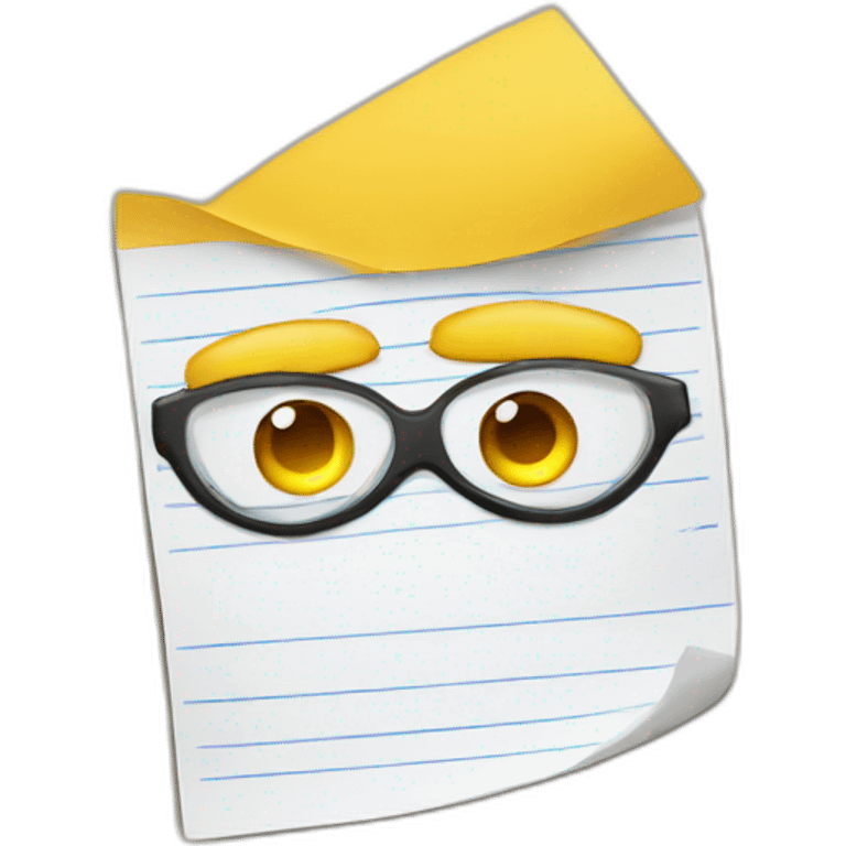 exam paper emoji