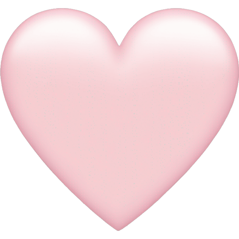 Light pink heart  emoji