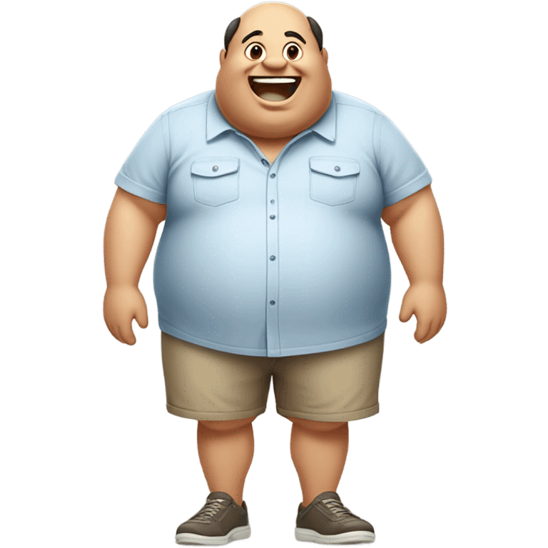 Fat guy emoji