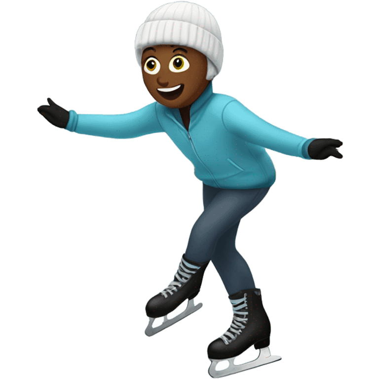 Me ice skating! emoji