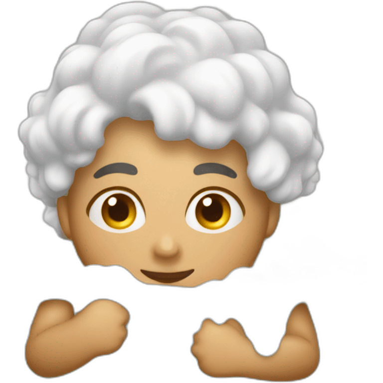 Bañera con espuma emoji