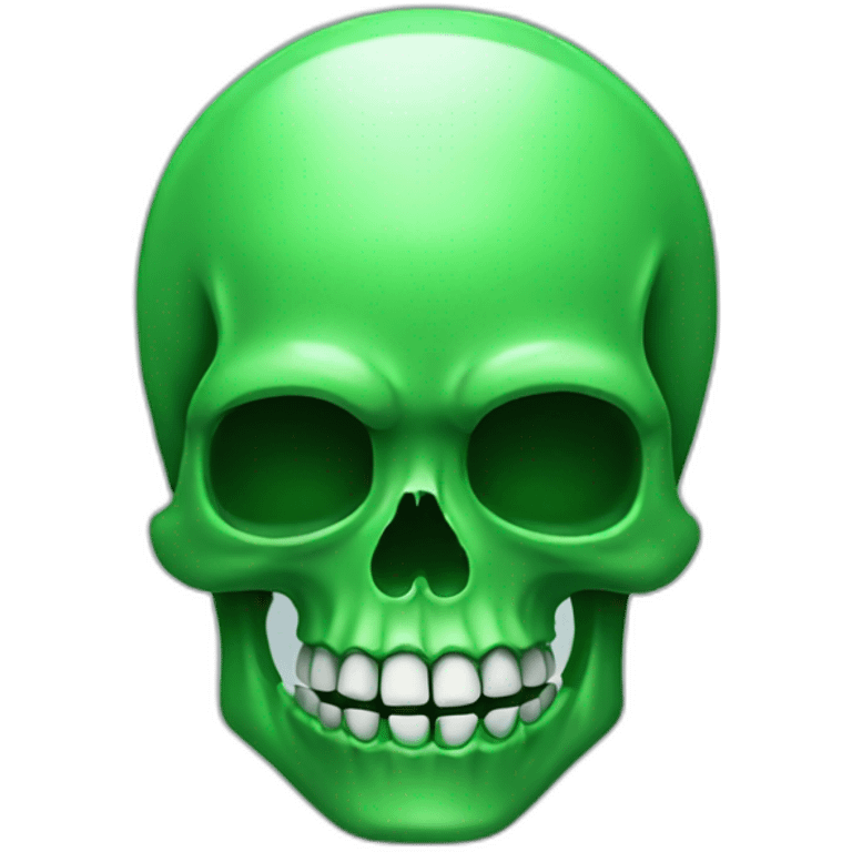 green skull emoji