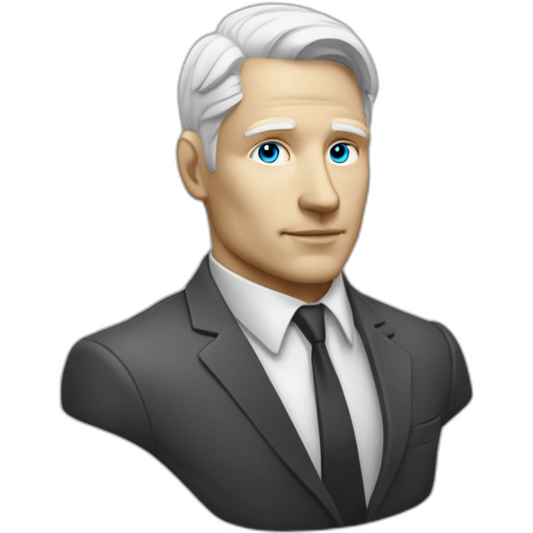 white skinned man head future cyberpunk banker crypto usd rich emoji