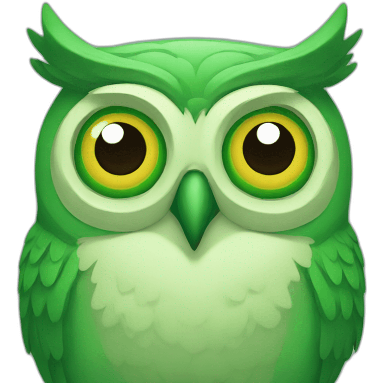 green owl emoji