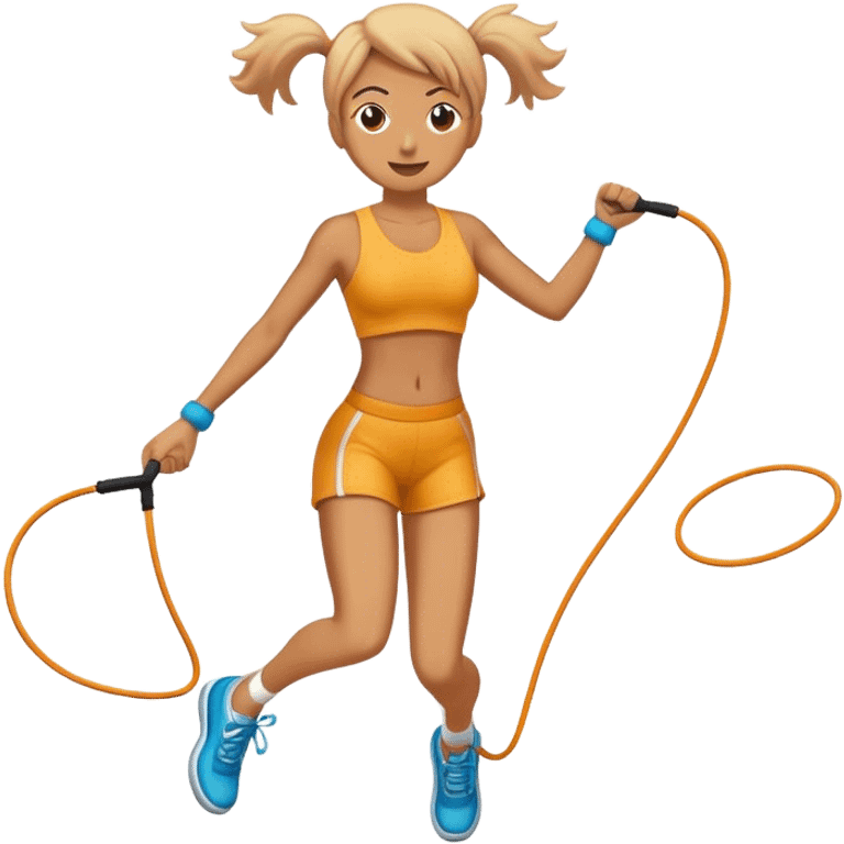 Jump rope emoji