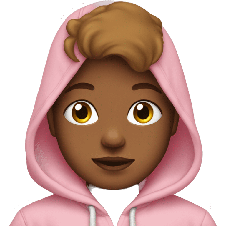 Baby pink hoodie  emoji