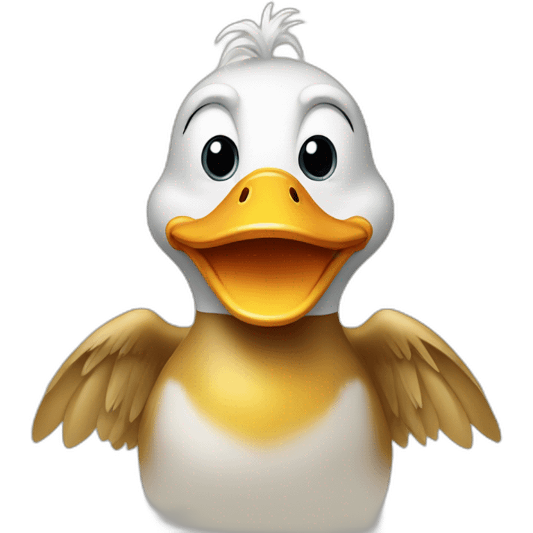 Canard qui rigole emoji