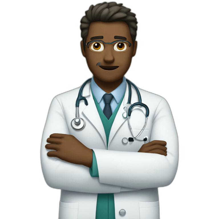 doctor saying no and making an x with his arms emoji