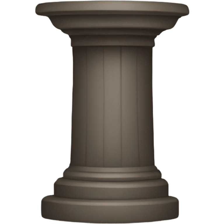 short pedestal emoji