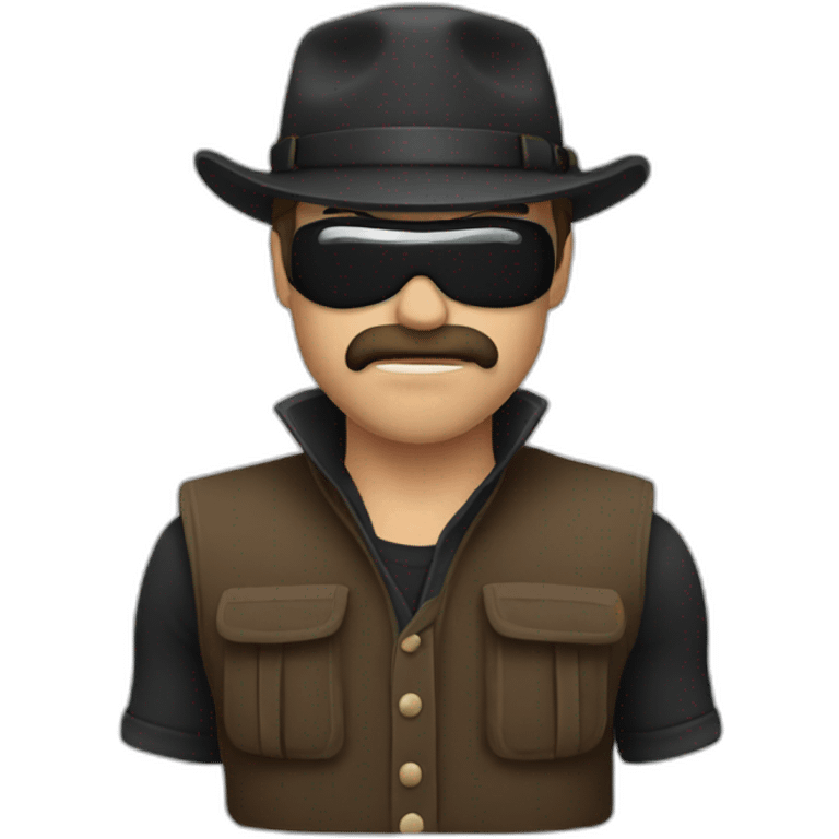 A bandit emoji