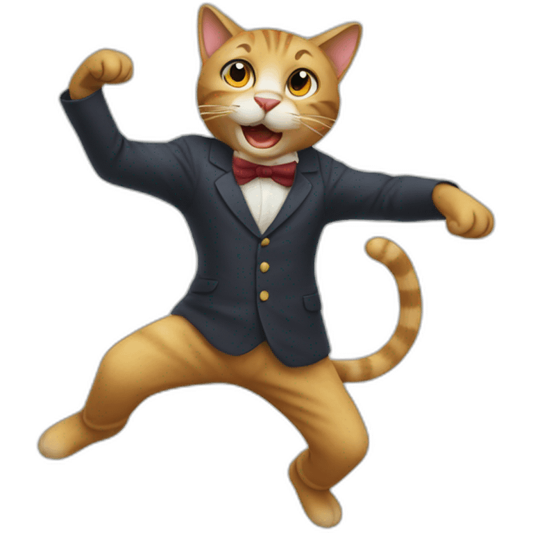 a dancing cat ske ske emoji