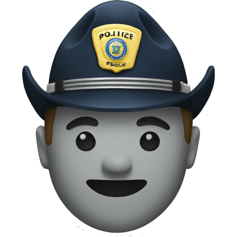 police badge emoji