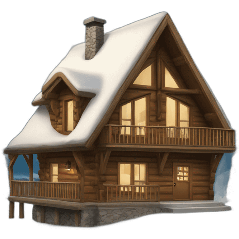 Chalet au Canada emoji