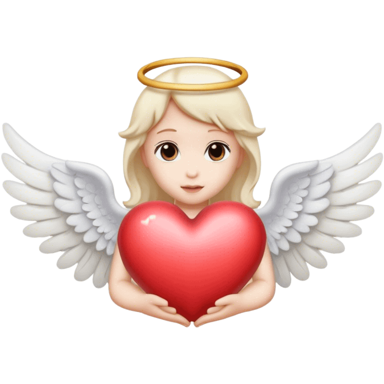 heart with angel wings emoji