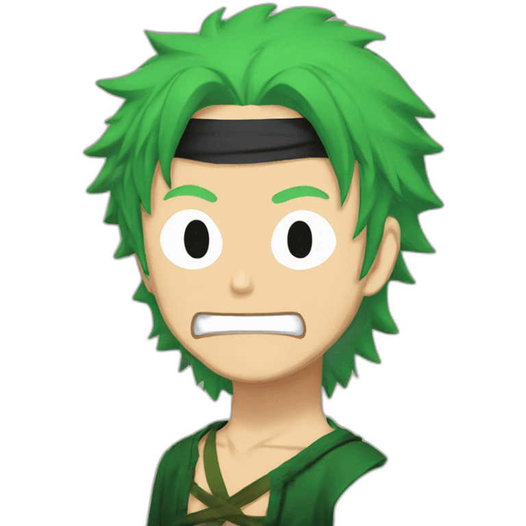 Zoro one piece  lost emoji