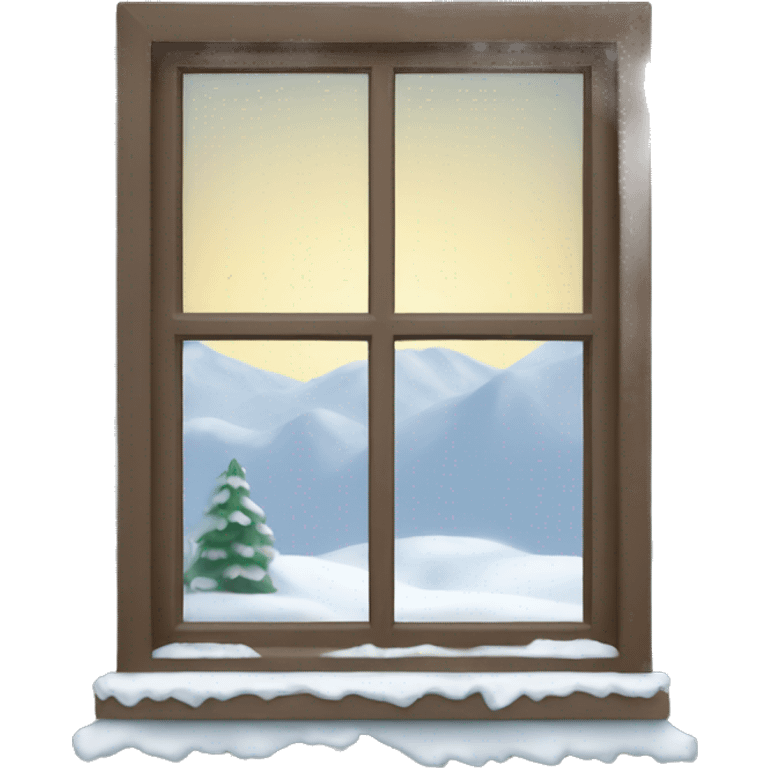 winter window emoji