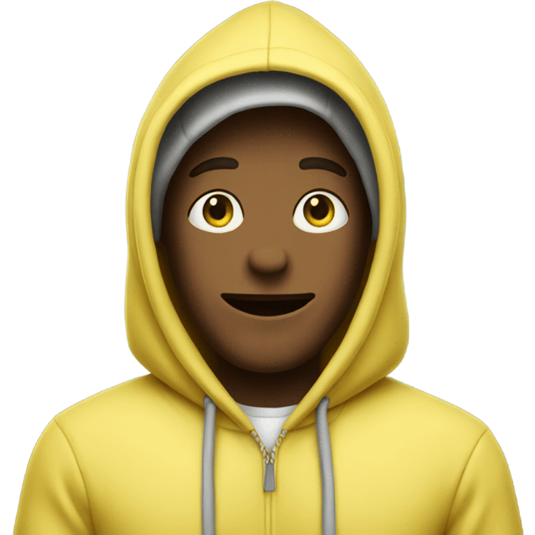 Santana banana in a hoodie emoji