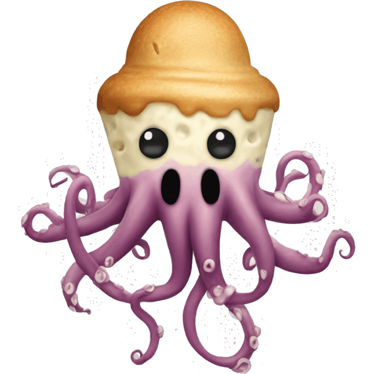 icecream octopus emoji