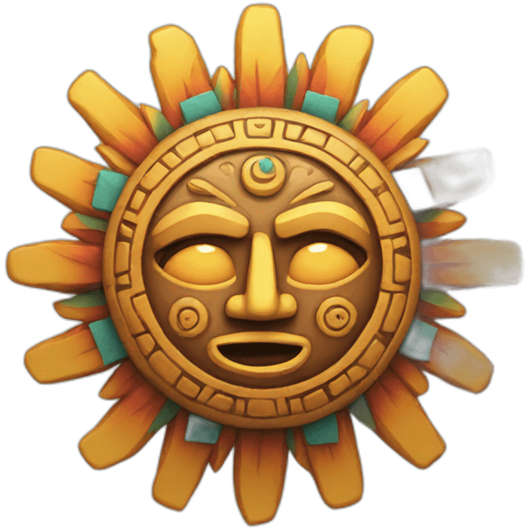 aztec sun stone emoji