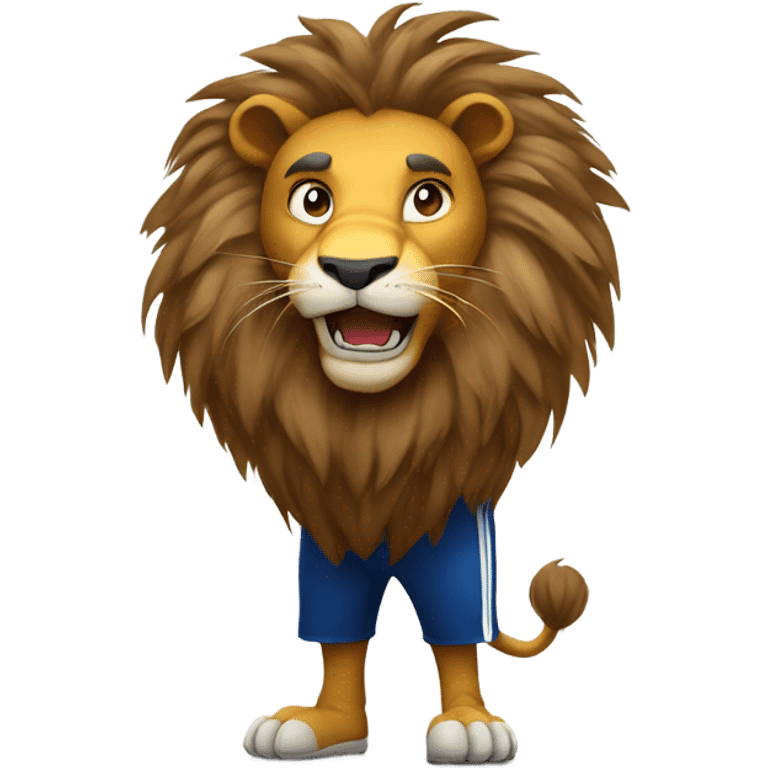 college lion mascot emoji