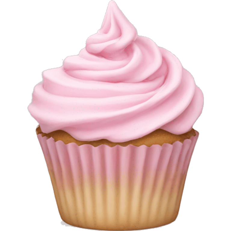 pastel pink Christmas cupcakes  emoji