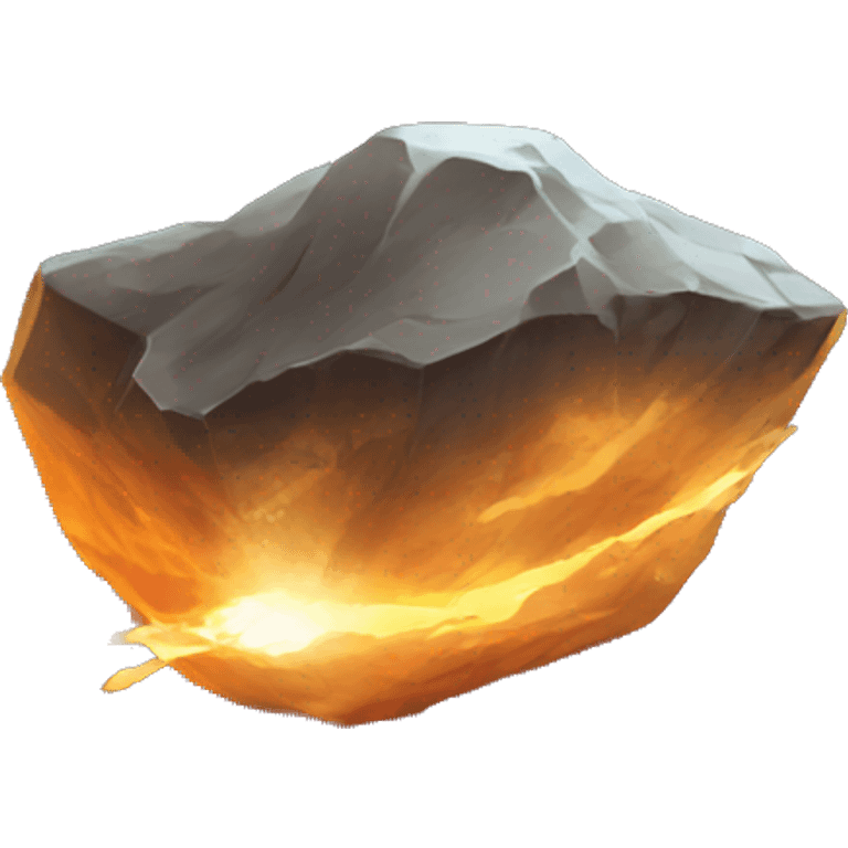 glowing meteorite emoji