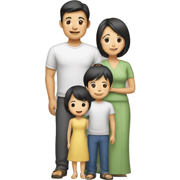 asian family emoji