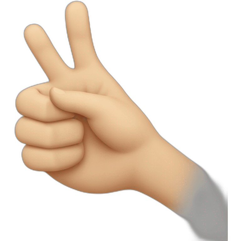 hand with four thumbs pointing up emoji