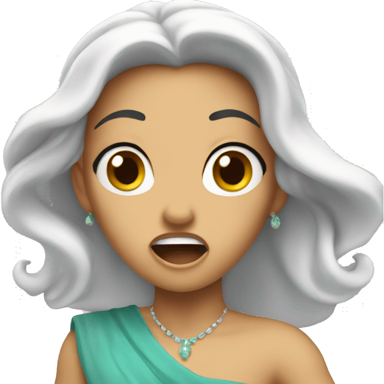 Jasmine princess screaming  emoji