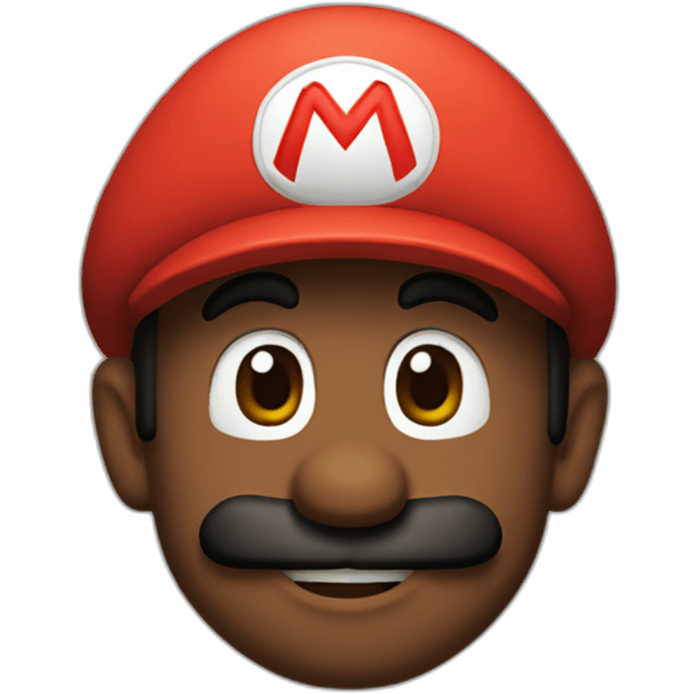 black-mario emoji