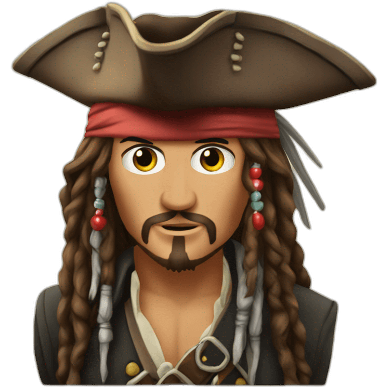 Jack Sparrow captured emoji