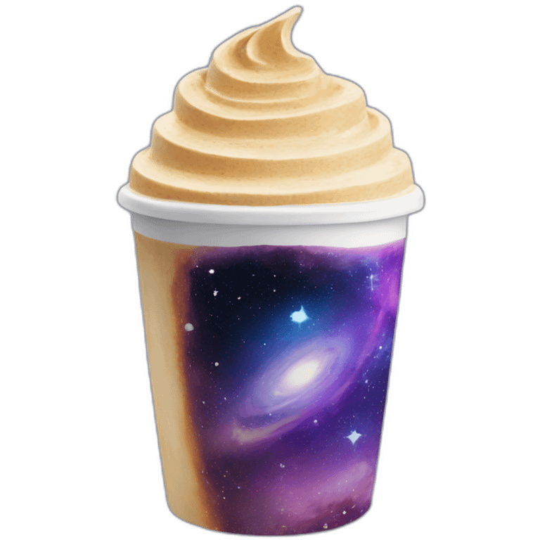 galaxy latte cup emoji