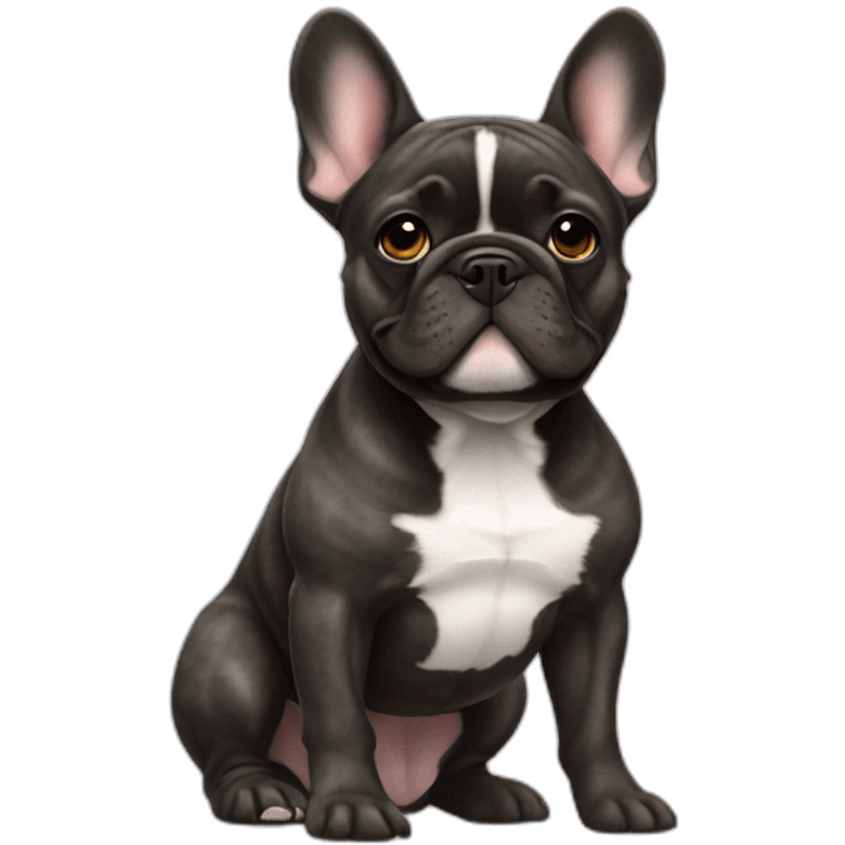 brindle french bulldog emoji