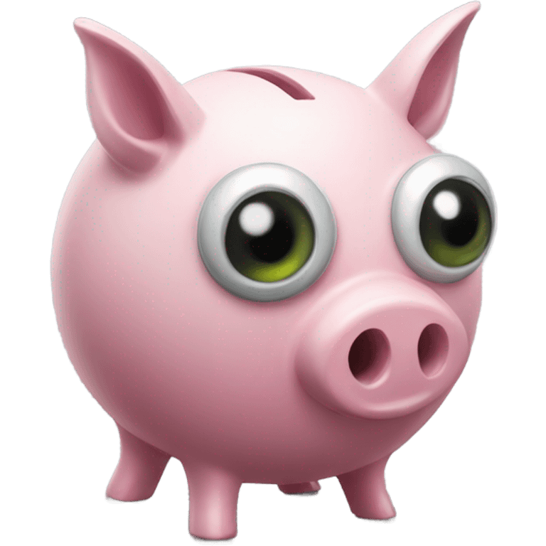 alien piggy bank emoji