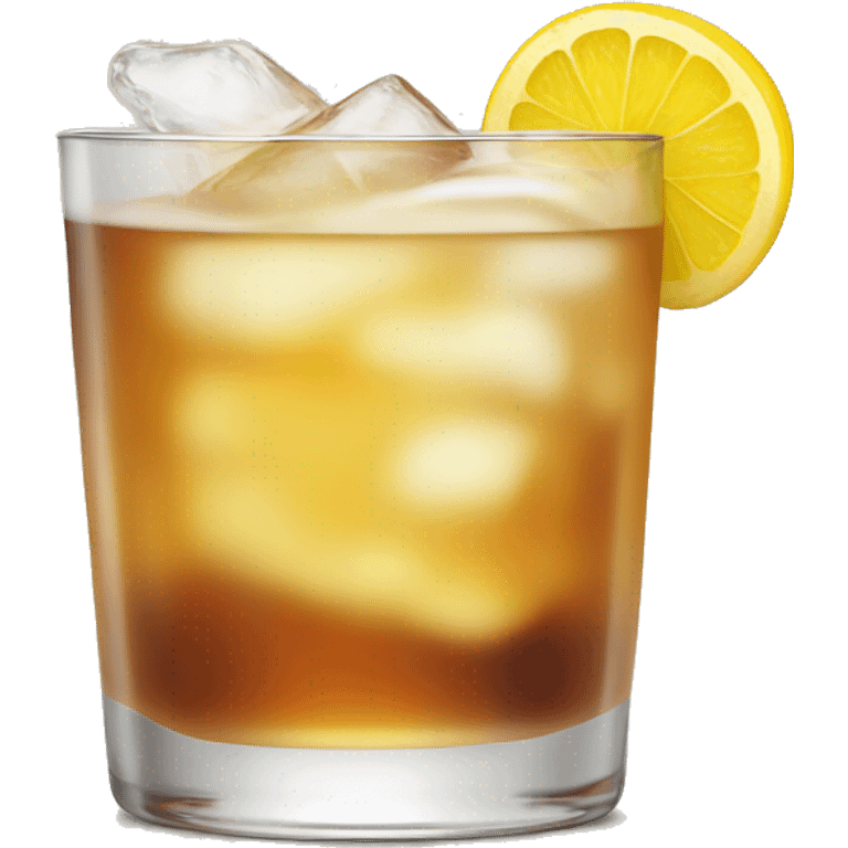 Whiskey Sour cocktail emoji