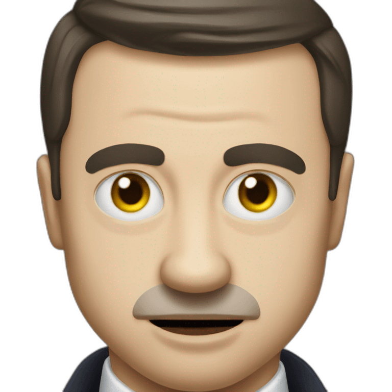 President Zelensky in the image of a vampire emoji