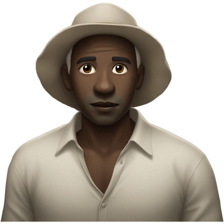 darker man in cotton field emoji