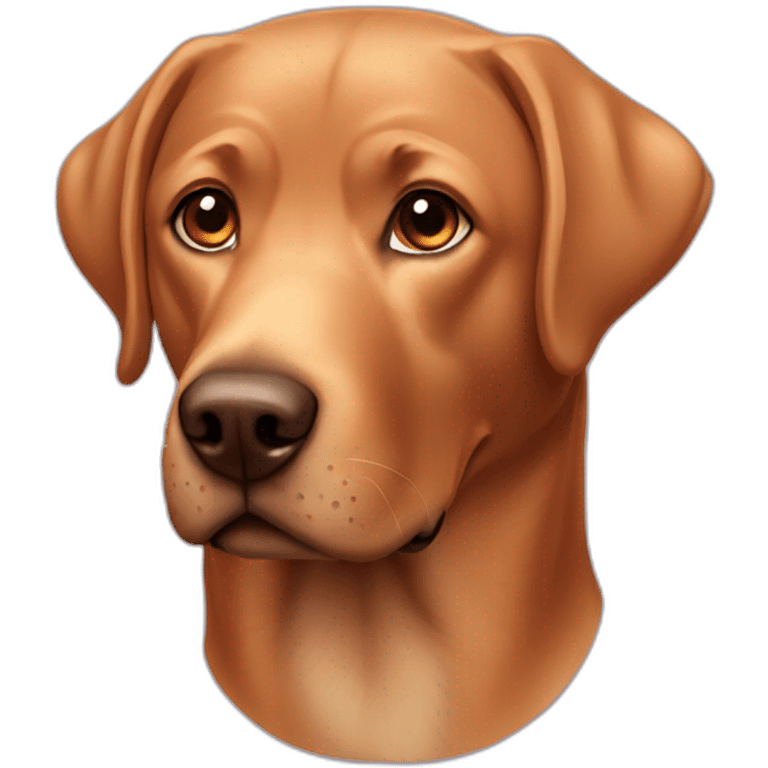 labrador red brown emoji