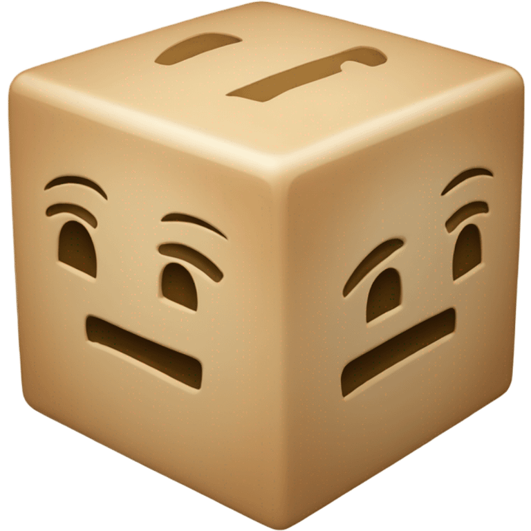 Cube emoji