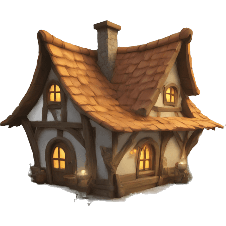 a fantasy house with fantasy elements emoji