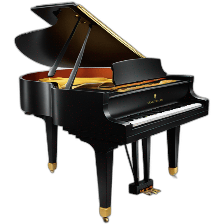 Steinway grand piano emoji