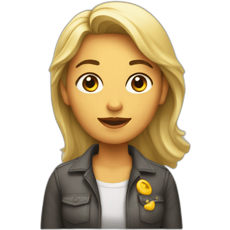 Mujer fotógrafa emoji