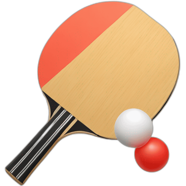 Table tennis paddle emoji