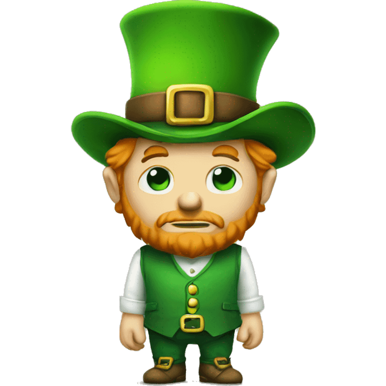  sad leprechaun with empty pockets emoji