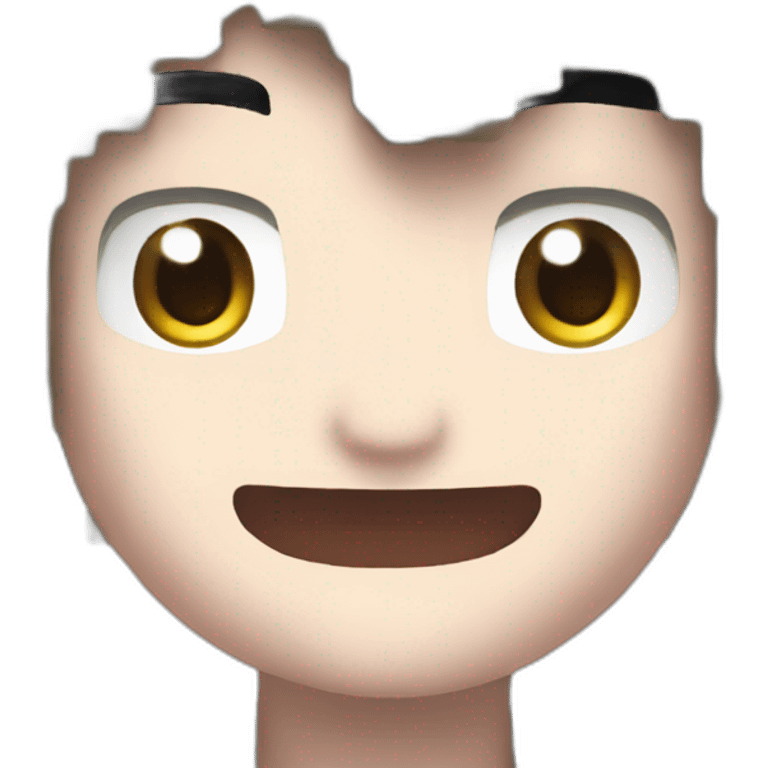 Pixelmon Minecraft Head Skin Anime Big Eyes Smile emoji