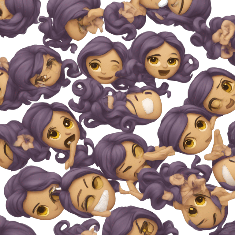 una sirena loca emoji