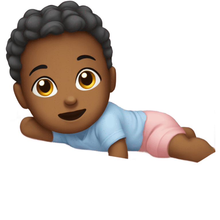 Baby in crib emoji