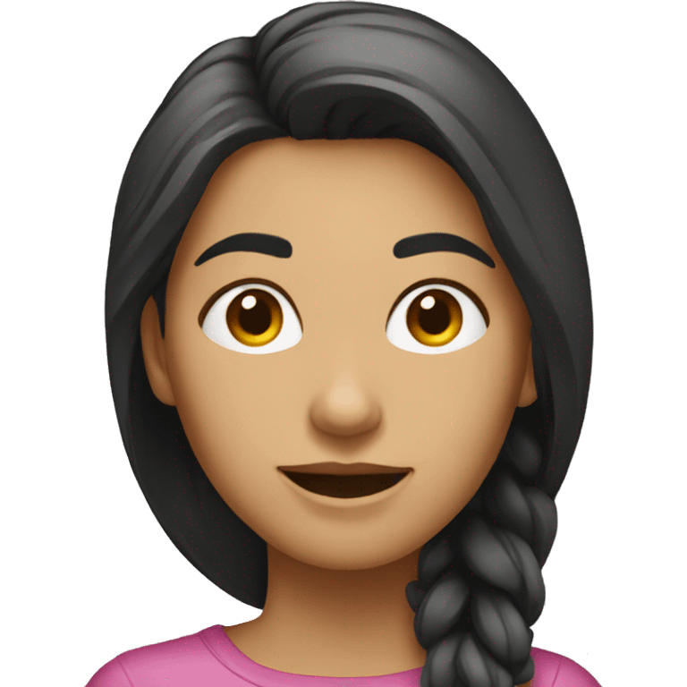 Emoji mujer colocha  emoji